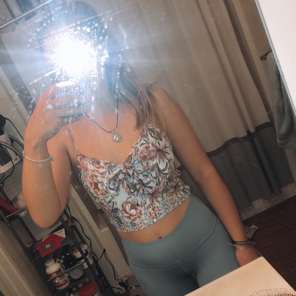 Floral tank top